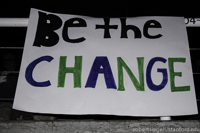 be the change